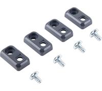 Bopla B WL-2 PC-V0-7024 Wandlasche Bocube Patte de fixation murale Polycarbonate V0 gris graphite (RAL 7024) (L x l x H) 18 x 33 x 8 mm 1 pc(s)