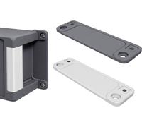 Bopla BA WL 08 7024 00500104 Bride murale (L x l x H) 85 x 40 x 8 mm aluminium gris graphite (RAL 7024) 2 pc(s)