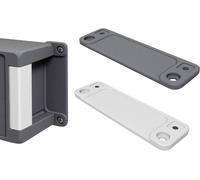 Bopla BA WL 17 7024 00500304 Patte de fixation murale (L x l x H) 173 x 40 x 8 mm aluminium gris graphite (RAL 7024) 2 pc(s)