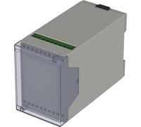 BOPLA CN 55 AK-Set Boîtier rail DIN 55 x 75 x 109,5 mm, ABS, gris clair (RAL 7035), 1 pièce