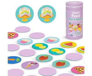 boppi Jeu de mémoire par Paires/Jeu d'association pour Les Tout-Petits - Jeu d'association de mémoire éducatif/Montessori engageant pour Les Enfants de 3 Ans et Plus - Nourriture