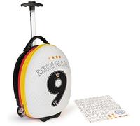 boppi Tiny Trekker - Chariot de voyage léger pour enfant à tirer - Avec roues de taille bagage à main (capacité de 17 l) - Football Allemagne (avec autocollants) - Euro 2024