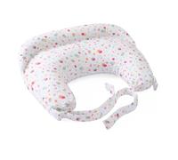 Boppy Coussin d'allaitement Deluxe pour Bébés 0+ Mois, Forme Ergonomique, Coussin Enfant et Nid Bébé pour l'allaitement et Le Biberon, Rembourrage Complet, Amovible et Lavable en Machine