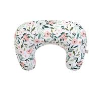 Boppy Coussin d'allaitement - Fleurs de Jardin Roses - Coussin Plus Grand, Plus Grand et Plus de Soutien pour l'allaitement et Le biberon - Remplissage Plus Ferme, Levage Plus élevé, Plus Grande