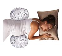 Boppy Coussin de Grossesse pour dormeur latéral, Feuilles Tombantes Grises