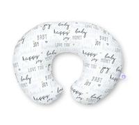 Boppy Soutien Allaitement également connu comme coussin d'allaitement pour bébé 0+ mois, forme ergonomique avec soutien pour maman et enfant, soutien pour bébé pour allaitement et allaitement maternel