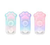 BOPRKTM 3 Pièces Rubans Correcteurs Mini Chat Ruban Correcteur Coloré Griffe de Chat Correcteur Blanc Roller de Correction pour Enfants, Fourniture Scolaire pour École Bureau, 3 Couleurs