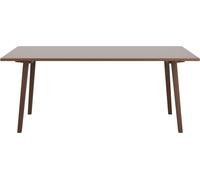 Boq Table de salle à manger pliante noyer noir Horgenglarus, finition mate antique naturelle - HORGENGLARUS T2302. NN 000 AM