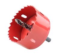 BOQIIKAR Scie-cloche bimétallique HSS 120 mm - Foret rapide avec mandrin et foret de centrage pour bois, tôle, plâtre, fer, plastique