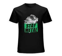 BOQUAN Unisex T-Shirt Miss May I Sloth Stay Metal NWT BandGraphic Top Men Black M