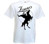 BOQUAN Zorro ver.5 T-Shirt White Movie Poster XL
