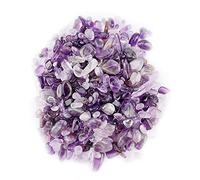 Boquite Carnaval de la Saint-Valentin Morceau de Quartz broyé en copeaux de Cristal de Pierre Naturelle(Violet)