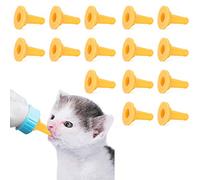 Boquite Carnaval de la Saint-Valentin Tétine d'infirmière en Silicone, tétine pour biberon, 15 pièces Souples pour Chats de Compagnie Chiens