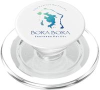Bora Bora, Carte polynésienne de l'île Bora Bora PopSockets PopGrip pour MagSafe