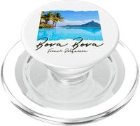 Bora Bora Tahiti Polynésie française Souvenir de Vacances PopSockets PopGrip pour MagSafe