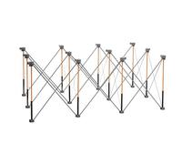 Bora Centipede CK12S Support de Travail Portable de 1,2 m x 1,8 m x 0,75 m Hauteur 76,2 cm Comprend 4 Tasses en X, 4 Pinces, Sac de Transport, capacité de 2041 kg