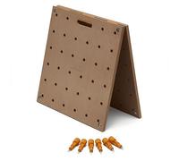 Bora Centipede CK22TM Établi pour Table de Travail Bora Centipede 61 x 121,9 cm avec Dessus en Bois avec Trous pour Chien de 20 mm + 6 poignées de Verrouillage à Rotation Rapide pour établi Portable