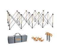 BORA Centipede Unité de 1,2 m x 2,4 m x 0,75 m, 4 X tasses, 4 pinces, sac C/S