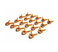 Bora Lot de 20 mini pinces à ressort de 2,5 cm, 540520. Donnez-vous une main supplémentaire avec ces mini pinces à ressort en polymère résistant, marron