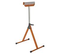 'Bora Portamate PM-5090 Adjustable Pedestal Feed Roller Support with 11-1/4'' Ball Bearing Steel Roller'