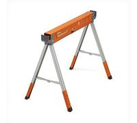 Bora Workhorse XT PM-3360T Chevalet de sciage pliable robuste et réglable en hauteur avec pieds réglables, établi portable et robuste pour entrepreneurs avec décapsuleur intégré