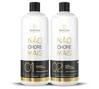 Borabella Não Chore Mais (No More Cry), Coffret de soins capillaires professionnels, lissage sans formaldéhyde avec shampooing et soin ultra-lissant, 2 x 1000 ml