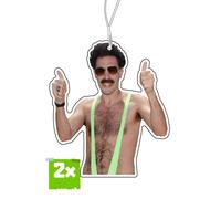 Borat Lot de 2 désodorisants pour voiture, désodorisant de voiture, pendentif de tuning