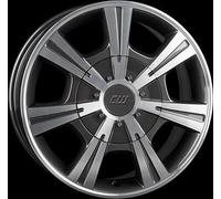 Borbet CH 7,5 x 17 ET 55 Cercle de Trou 5 x 120 Alésage 65,1 CH 75755120565,1MAGP, Anthracite Mistral Polie