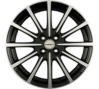 Borbet BL4 6,5 x 15 ET 35 Cercle de Trou 4 x 100 Alésage 64 BL4 65535100464,0BRG, Noir/Rouge