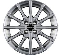 Borbet BL4 7 x 17 ET 45 Cercle de Trou 4 x 108 Alésage 72,5 BL4 70745108472,5BS, Argent Brillant