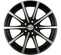 Borbet BL5 8 x 17 ET 40 Cercle de Trou 5 x 114,3 Alésage 72,5 BL5 80740114,3572,5BP, Noir Poli