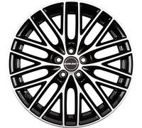 Borbet BS5 7 x 16 ET 38 Cercle de Trou 5 x 112 Alésage 72,5 BS5 70638112572,5BP, Noir Poli