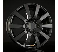 Borbet C2C 7,5 x 17 ET 35 Cercle de Trou 5 x 127 Alésage 71,6 C2C 75735127571,6BG, Noir Poli