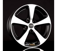 Borbet CC 8,5 x 18 ET 45 Cercle de Trou 5 x 120 Alésage 74,1 CC 85845120574,1BPM/TH, Noir Mat Poli