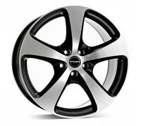 Borbet CC 8 x 17 ET 45 Cercle de Trou 5 x 115 Alésage 70,1 CC 80745115570,1BPM, Noir Mat Poli