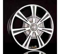 Borbet CH 7,5 x 17 ET 63 Cercle de Trou 5 x 130 Alésage 89,1 CH 75763130589,1MAGP/1, Anthracite Mistral Polie