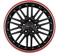 Borbet CW 2 7 x 17 ET 40 Cercle de Trou 5 x 115 Alésage 70,2 CW2 70740115570,2BHP, Noir Bord Poli