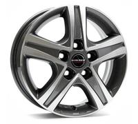 BORBET CWD 6,5 x 16 ET 65 Cercle de Trou 5 x 118 Alésage 71,1 CWD 65665118571,1MAP, Anthracite Polie