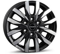 BORBET DESIGN CW6 black polished matt 7.5Jx18 6x120 ET45
