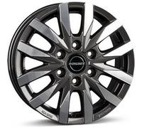 BORBET DESIGN CW6 mistral anthracite glossy polished 6.5Jx16 6x120 ET50