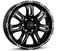 BORBET DESIGN CW8 black rim window polished matt 8.0Jx18 6x130 ET48