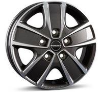 BORBET DESIGN CWG mistral anthrazit glänzend poliert 6.0Jx16 5x118 ET68