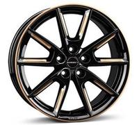 BORBET DESIGN LX18 black glossy gold spoke rim 8.0Jx18 5x112 ET44