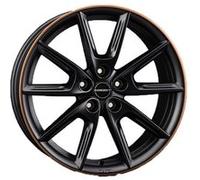 BORBET DESIGN LX18 black matt rim copper 8.0Jx18 5x112 ET44
