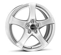 Borbet F 8 x 18 ET 34 Cercle de Trou 5 x 120 Alésage 72,5 F 80834120572,5BS, Argent Brillant