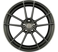 BORBET FF1 8 x 18 ET 45 Cercle de Trou 5 x 114,3 Alésage 72,5 FF1 80845114,3572,5DTP, Argent Sombre Face Polie
