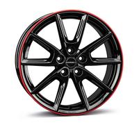 Borbet Jante LX18 80848112566,6BGRR LX18 8 x 18 ET48 5 x 112 Noir brillant