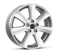 Borbet LS2 8 x 17 ET 45 Cercle de Trou 5 x 108 Alésage 72,5 LS2 80745108572,5BS, Argent Brillant