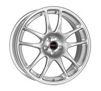 Borbet RS 6,5 x 16 ET 27 Cercle de Trou 4 x 108 Alésage 65,1 RS 65627108465,1BS, Argent Brillant