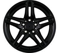 Borbet x R 7,5 x 17 ET 35 Cercle de Trou 5 x 120 Alésage 72,5 x R 75735120572,5BG/T, Noir Poli